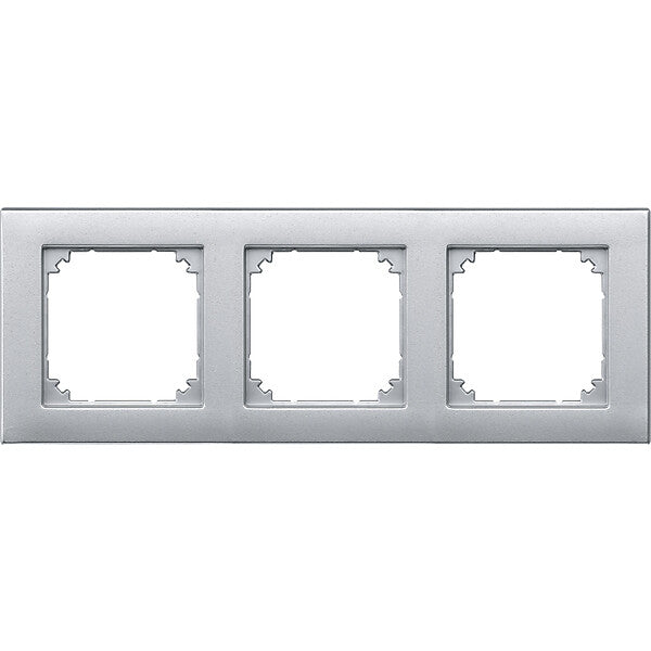 Merten Rahmen 3f.alu waage/senkrecht 486360